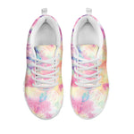 Pastel Tie Dye Print White Sneakers