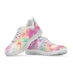 Pastel Tie Dye Print White Sneakers
