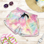 Pastel Tie Dye Print Women's Shorts