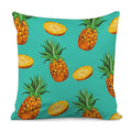 Pastel Turquoise Pineapple Pattern Print Pillow Cover