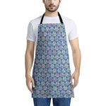 Pastel Volleyball Pattern Print Apron