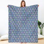 Pastel Volleyball Pattern Print Blanket