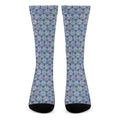 Pastel Volleyball Pattern Print Crew Socks