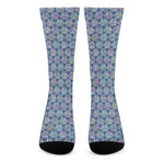Pastel Volleyball Pattern Print Crew Socks