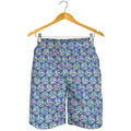 Pastel Volleyball Pattern Print Men's Shorts