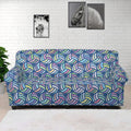 Pastel Volleyball Pattern Print Sofa Cover