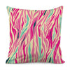 Pastel Zebra Pattern Print Pillow Cover