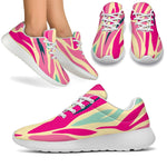 Pastel Zebra Pattern Print Sport Shoes GearFrost