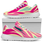 Pastel Zebra Pattern Print Sport Shoes GearFrost