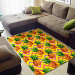 Pastel Zig Zag Pineapple Pattern Print Area Rug GearFrost