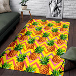 Pastel Zig Zag Pineapple Pattern Print Area Rug GearFrost