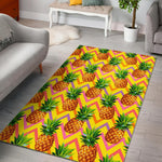 Pastel Zig Zag Pineapple Pattern Print Area Rug GearFrost