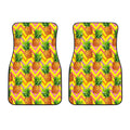 Pastel Zig Zag Pineapple Pattern Print Front Car Floor Mats