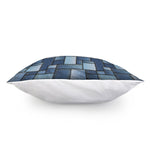 Patchwork Denim Jeans Pattern Print Pillow Cover