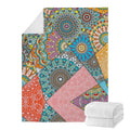 Patchwork Mandala Bohemian Pattern Print Blanket