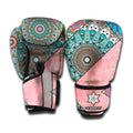 Patchwork Mandala Bohemian Pattern Print Boxing Gloves
