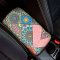 Patchwork Mandala Bohemian Pattern Print Car Center Console Cover