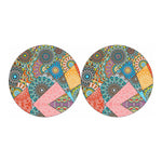 Patchwork Mandala Bohemian Pattern Print Car Coasters