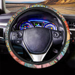 Patchwork Mandala Bohemian Pattern Print Car Steering Wheel Cover