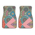 Patchwork Mandala Bohemian Pattern Print Front Car Floor Mats