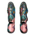 Patchwork Mandala Bohemian Pattern Print Muay Thai Shin Guards