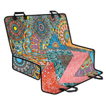 Patchwork Mandala Bohemian Pattern Print Pet Car Back Seat Cover