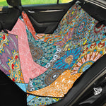 Patchwork Mandala Bohemian Pattern Print Pet Car Back Seat Cover