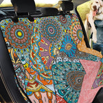 Patchwork Mandala Bohemian Pattern Print Pet Car Back Seat Cover