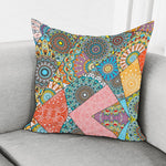 Patchwork Mandala Bohemian Pattern Print Pillow Cover