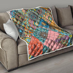 Patchwork Mandala Bohemian Pattern Print Quilt