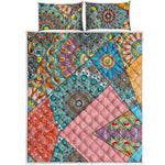 Patchwork Mandala Bohemian Pattern Print Quilt Bed Set