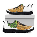 Patrick's Day Golden Retriever Print Black Running Shoes