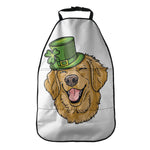 Patrick's Day Golden Retriever Print Car Seat Organizers