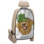 Patrick's Day Golden Retriever Print Car Seat Organizers