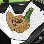 Patrick's Day Golden Retriever Print Pet Car Back Seat Cover