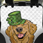 Patrick's Day Golden Retriever Print Pet Car Back Seat Cover