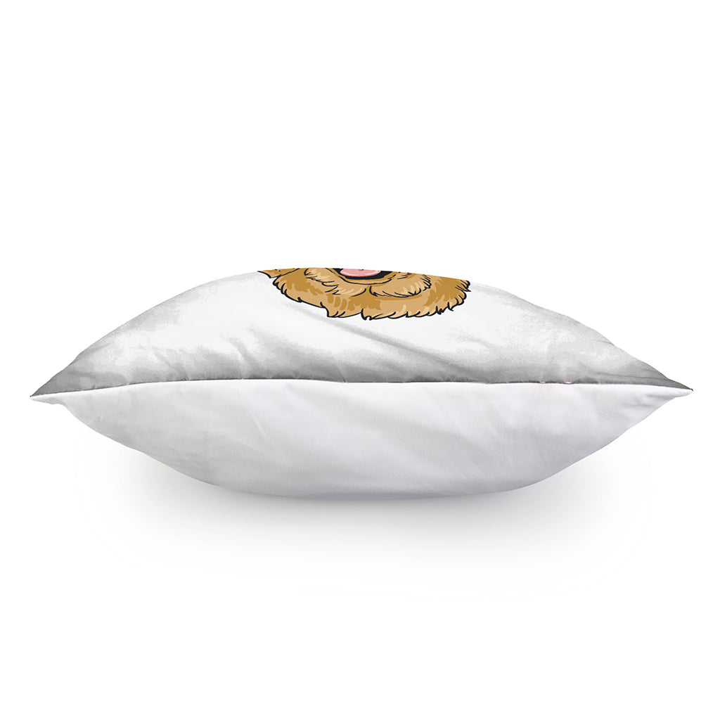 Patrick's Day Golden Retriever Print Pillow Cover