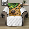 Patrick's Day Golden Retriever Print Recliner Protector