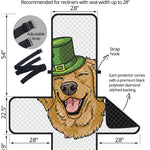 Patrick's Day Golden Retriever Print Recliner Protector