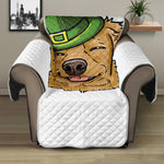 Patrick's Day Golden Retriever Print Recliner Protector