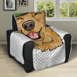 Patrick's Day Golden Retriever Print Recliner Protector