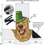 Patrick's Day Golden Retriever Print Recliner Protector