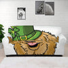 Patrick's Day Golden Retriever Print Sofa Cover