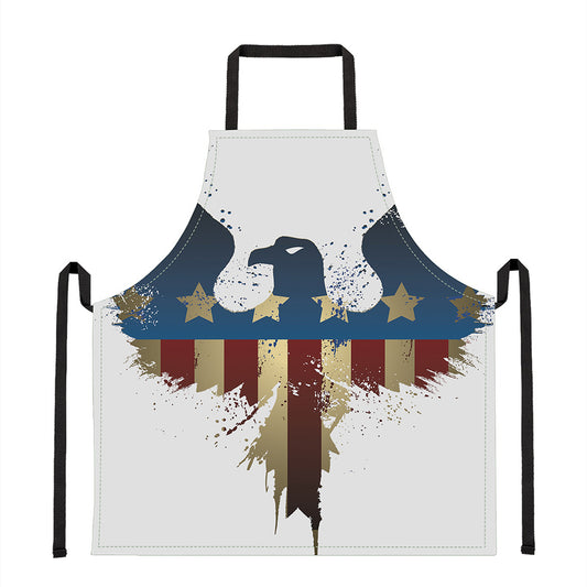 Patriotic American Eagle Print Apron