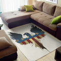 Patriotic American Eagle Print Floor Mat