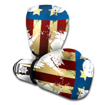 Patriotic American Eagle Print Boxing Gloves