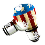 Patriotic American Eagle Print Boxing Gloves
