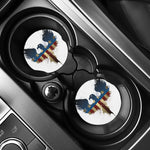 Patriotic American Eagle Print Car Coasters