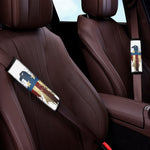 Patriotic American Eagle Print Car Seat Belt Covers