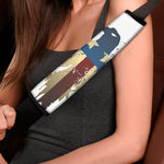 Patriotic American Eagle Print Car Seat Belt Covers
